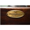 Image 2 : Modern deco style oak and distressed painted single drawer writing desk made by Uttermost