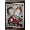 Image 1 : Framed original acrylic on canvas painting music for two by artist Eric Waugh, 40" X 30"