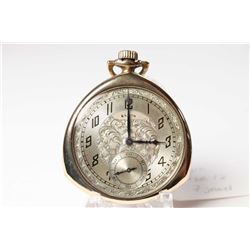 Elgin size 12, 7 jewel, grade 303, model 3 pocket watch. Serial #27139356 dates to 1925. 3/4 nickel 