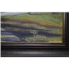 Image 2 : Framed oil on canvas painting titled on verso "McKinnon Ravine" by artist Larry Dufersne, 24" X 30"