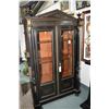Image 1 : Antique French brass inlaid and ormolu decorated boulle display cabinet with ebonized original finis