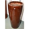Image 1 : Single glazed pottery outdoor planter 36" in height