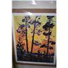 Image 2 : Two unframed Group of Seven prints including "The Canoe" by Tom Thomson and "Pine Trees at Sunset" a