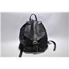 Image 1 : Versace black genuine leather back pack