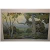 Image 2 : Two framed prints including "After the Storm" by Charles Partridge Adams and "The Oaks" by Marion Ka