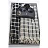 Image 1 : Two designer scarves by Simon Chang and a pair of vintage Ray Ban sunglasses with case