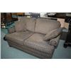Image 1 : Quality single size loveseat/hide-a-bed made by Barrymore, purportedly never used, originally retail