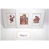 Image 1 : Four unframed prints including "Peter & His Friends by Norval Morriseau and the Odig prints includin