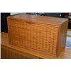 Image 1 : Teak wall mount cabinet with drop down front