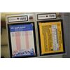 Image 2 : Two graded Barry Bonds rookie baseball cards