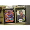 Image 1 : Two graded baseball rookie cards including Barry Bonds and Greg Maddux