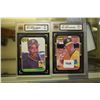 Image 1 : Two graded baseball rookie cards including Barry Bonds and Mark McGwire