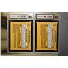 Image 2 : Two graded baseball rookie cards including Barry Bonds and Mark McGwire