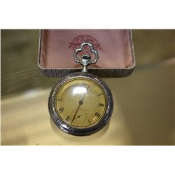 Religious themed pocket watch with 17 jewel Prema movement, not working at time of cataloguing