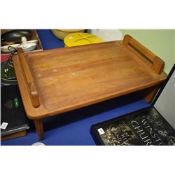 Mid century teak breakfast tray made by Dansk