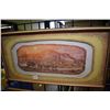 Image 1 : Framed limited edition print "Superstition Stage" pencil signed by artist Purcell, 12/75