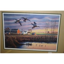 Framed limited edition print "Changing Season I" pencil signed Raedeke 11162/15000