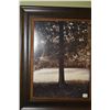 Image 1 : Two framed sepia prints of trees
