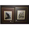 Image 1 : Pair of silver foil birds, both owls
