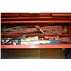 Image 2 : Mechanics tool box containing a selection of sockets, pliers, screwdrivers, 1/2" drive torque wrench