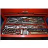 Image 3 : Mechanics tool box containing a selection of sockets, pliers, screwdrivers, 1/2" drive torque wrench