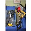 Image 1 : Mastercraft circular saw, Black & Decker jigsaw, Mastercraft reciprocating saw and a hand saw
