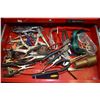 Image 12 : Husky brand mechanics roll box and top box containing a large selection of tools including Mac 1/2" 