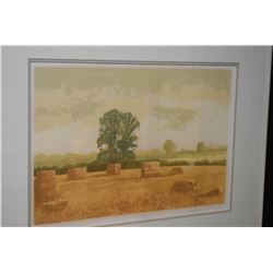 Framed limited edition print "Summer" pencil signed by artist 132/150