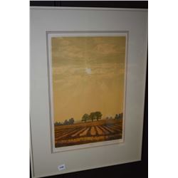 Framed limited edition print "Autumn" pencil signed by artist 132/150