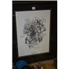 Image 2 : Two framed prints of deer including one signed limited edition pencil signed by John Stone 892/950