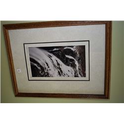 Framed photograph "Englishman River Falls"