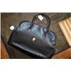 Image 1 : Vintage black leather Versailles hand bag