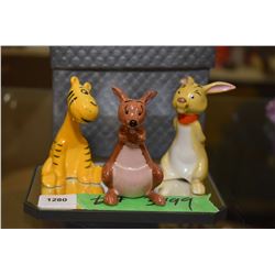 Three Beswick Walt Disney figures including Kanga, Rabbit and Tigger