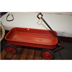 Child's vintage wagon, has been repainted