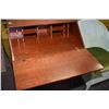 Image 2 : Modern drop front writing desk with fitted interior