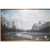 Image 1 : Framed print of a mountain scene