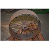 Image 1 : Vintage metal 24" wagon wheel