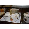 Image 2 : Selection of Bavarian china including coffee pot, cups, cream, sugar, snack tray and snack plates pl