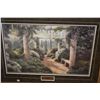 Image 1 : Gilt framed, suede matted print "Tuscany"