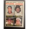 Image 1 : 1964 Topps NL Pitching Leaders Koufax/Marichal/Spahn/Maloney #3