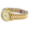 Image 6 : Rolex Ladies 18K Yellow Gold Champagne Diamond President Wristwatch With Rolex B