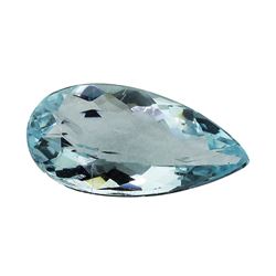 3.09 ct.Natural Pear Cut Aquamarine