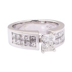 2.23 ctw Diamond Ring - 14KT White Gold