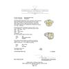 Image 5 : 6.02 ctw Fancy Intense Yellow Diamond and White Diamond Ring - Platinum
