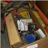 Image 2 : 2 BOXES OF SHOP SUPPLIES, SCREWS, HARDWARE, AND HEAVY DUTY JUMPER CABLES