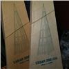 Image 2 : 2 NEW CEDAR OBELISKS IN BOX