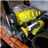 Image 2 : 18V RYOBI CORDLESS HEDGE TRIMMER AND WEED EATER - 1 BATTERY