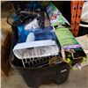 Image 3 : LARGE TOTE OF KITE, TENTFLY, DISHRACK AND MORE