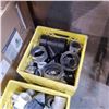 Image 2 : 2 YELLOW CRATES OF ABS AND PVC 2" ELBOWS AND TEES