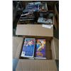 Image 1 : BOX OF DVDS AND BOX OF DISNEY VHS